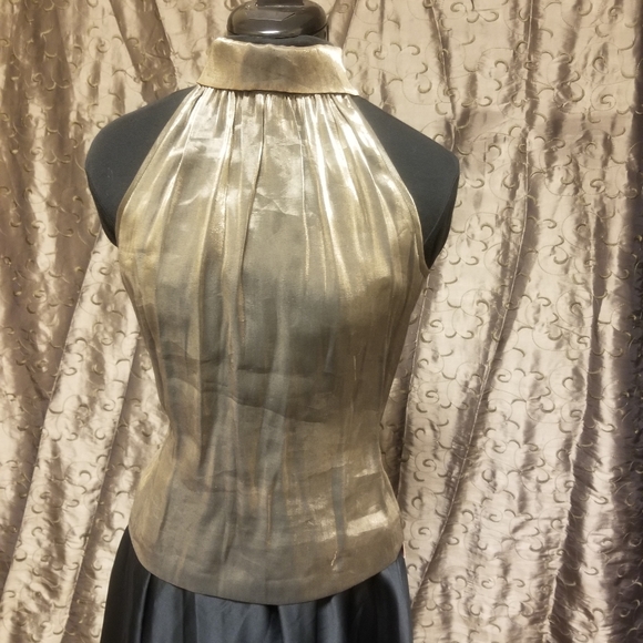 Gold High Neck Top - Picture 5 of 5